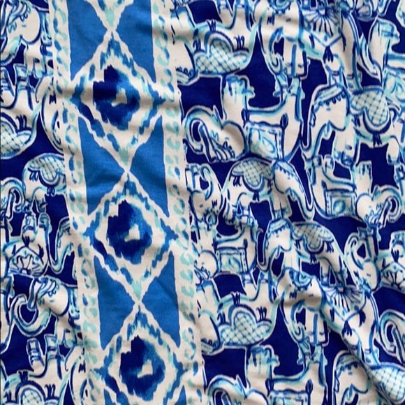 Lilly Pulitzer Ophelia dress Sz M elephant print - Picture 2 of 5